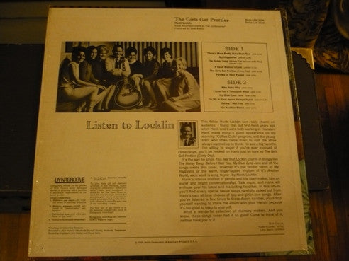Hank Locklin : The Girls Get Prettier (LP, Album)