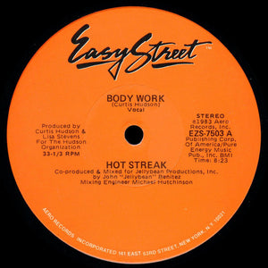 Hot Streak : Body Work (12")