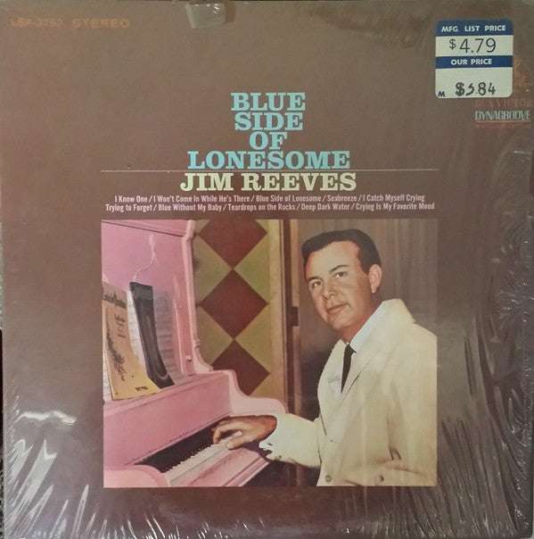Jim Reeves : Blue Side Of Lonesome (LP, Album)