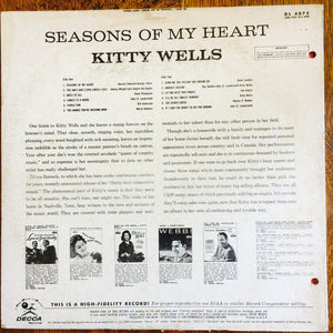 Kitty Wells : Seasons Of My Heart (LP, Album, Mono)