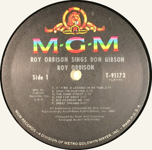 Roy Orbison : Roy Orbison Sings Don Gibson (LP, Album, Mono, Club)
