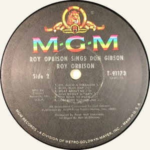 Roy Orbison : Roy Orbison Sings Don Gibson (LP, Album, Mono, Club)