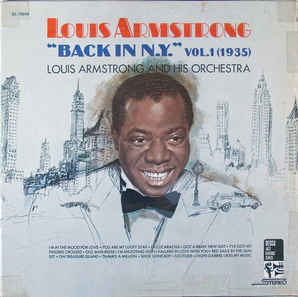 Louis Armstrong : Back In N.Y. Vol.1 (1935) (LP, Comp)