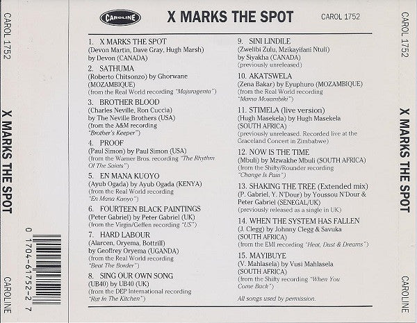 Various : X Marks The Spot (CD, Comp)