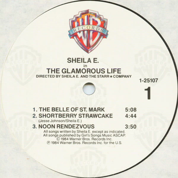 Sheila E. : In The Glamorous Life (LP, Album, Win)