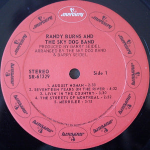 Randy Burns (2) And The Sky Dog Band : Randy Burns And The Sky Dog Band (LP, Album)