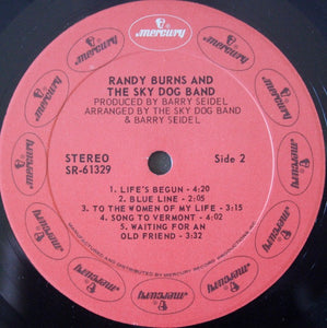 Randy Burns (2) And The Sky Dog Band : Randy Burns And The Sky Dog Band (LP, Album)