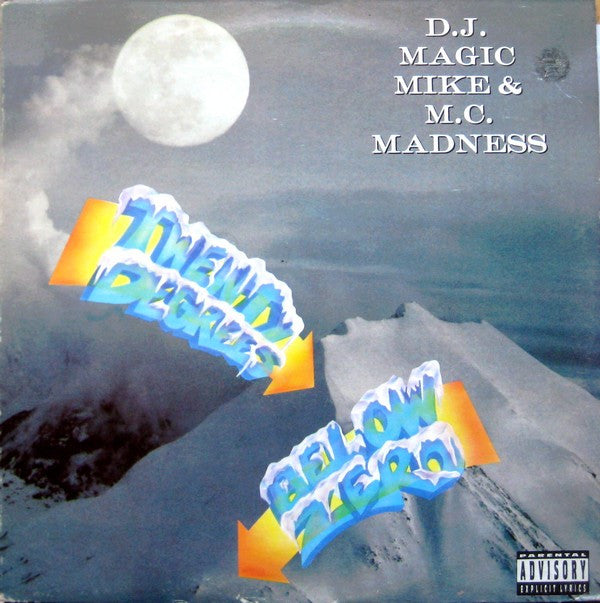 D.J. Magic Mike* & M.C. Madness* : Twenty Degrees Below Zero (12", EP, Promo, Blu)