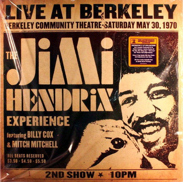 Jimi Hendrix Experience：Live at Berkeley（2XLP、Album、Ltd、Num