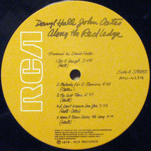Daryl Hall & John Oates : Along The Red Ledge (LP, Album, RE)