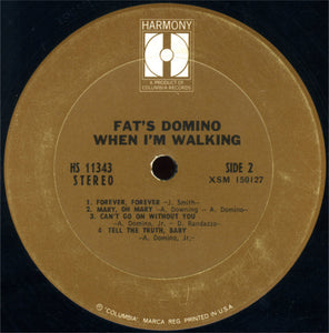 Fats Domino : When I'm Walking (LP, Comp)