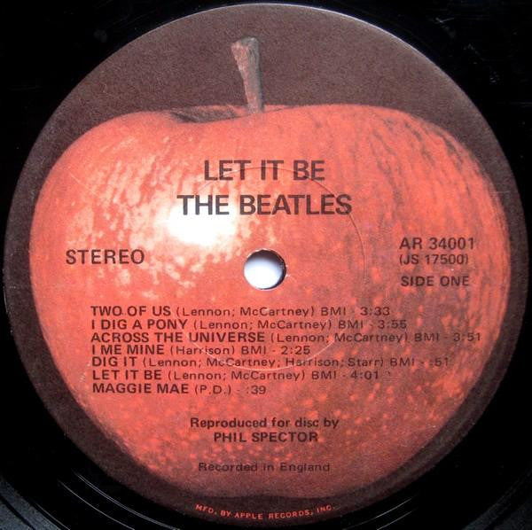 The Beatles : Let It Be (LP, Album, Win)