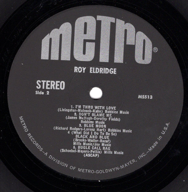 Roy Eldridge : Roy Eldridge (LP, Comp)