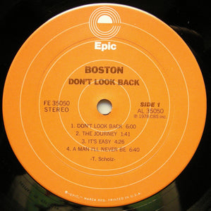Boston : Don't Look Back (LP, Album, Pit)