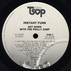 Instant Funk : Get Down With The Philly Jump (LP, Album, Promo)