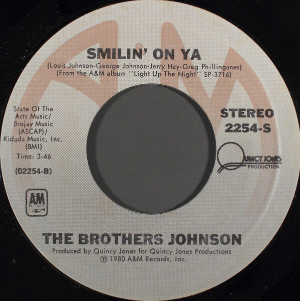 The Brothers Johnson* : Treasure (7", Single, Pit)