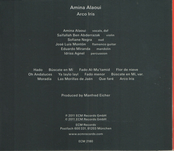 Amina Alaoui : Arco Iris (CD, Album)