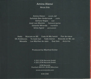 Amina Alaoui : Arco Iris (CD, Album)