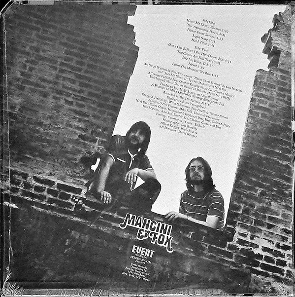 Mancini & Fox : Mancini & Fox (LP, Album)