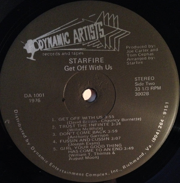 Starfire (6) : Get Off With Us (LP, Album)