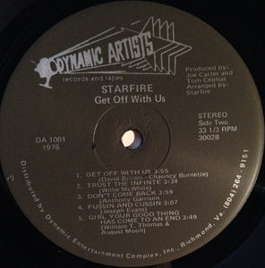 Starfire (6) : Get Off With Us (LP, Album)