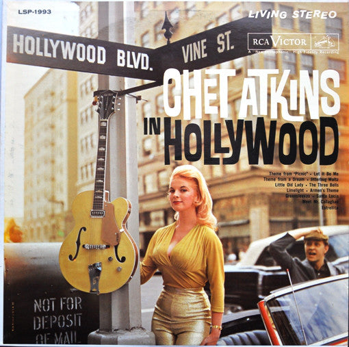 Chet Atkins : Chet Atkins In Hollywood (LP, Album, RE, Ind)