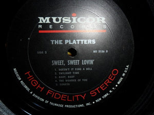 The Platters : Sweet, Sweet Lovin' (LP, Album, Ter)