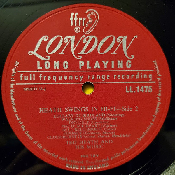 Ted Heath And His Music : Heath Swings In Hi-Fi (LP, Album)