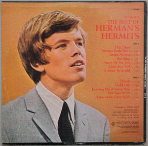 Herman's Hermits : Volume 2: The Best Of Herman's Hermits (LP, Comp)