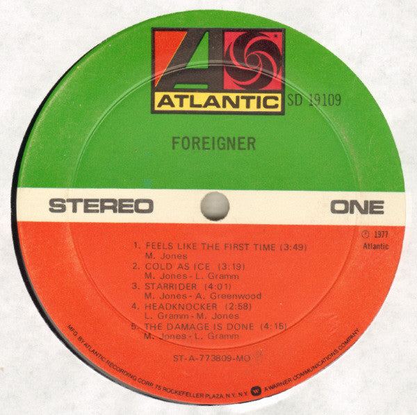 Foreigner : Foreigner (LP, Album, RE, MO )