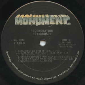 Roy Orbison : Regeneration (LP, Album)