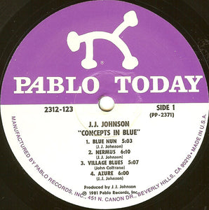 J.J. Johnson : Concepts In Blue (LP, Album)