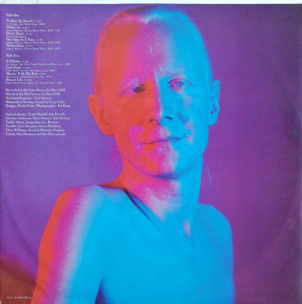 Johnny Winter : White, Hot & Blue (LP, Album, Promo)