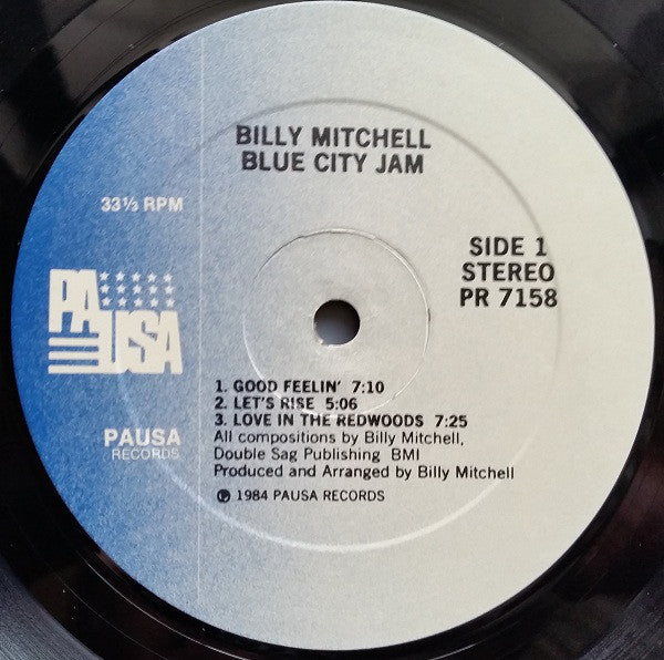 Billy Mitchell (2) : Blue City Jam (LP)