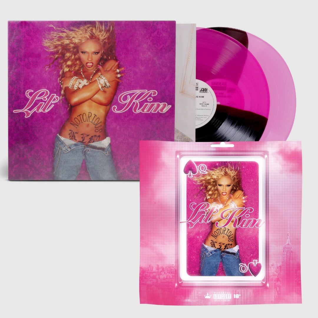 LIL' KIM • THE NOTORIOUS KIM • DOUBLE PINK / BLACK VINYL • RHINO