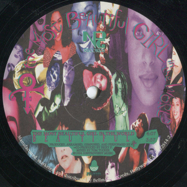 The Artist (Formerly Known As Prince) : The Most Beautiful Girl In The World (12", Single, M/Print)