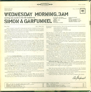 Simon & Garfunkel : Wednesday Morning, 3 A.M. (LP, Album, RE)