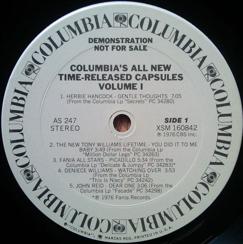 Various : Time-Release Capsules Volume One (LP, Comp, Promo)