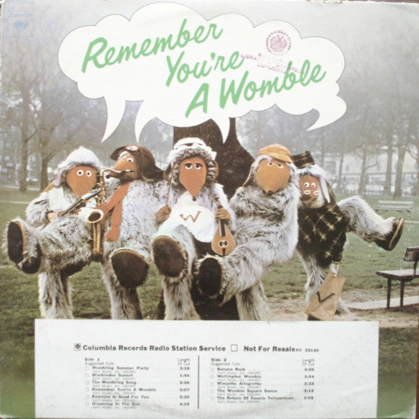 The Wombles : Remember You're A Womble (LP)