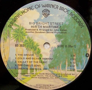 Hirth Martinez : Big Bright Street (LP, Album, Los)
