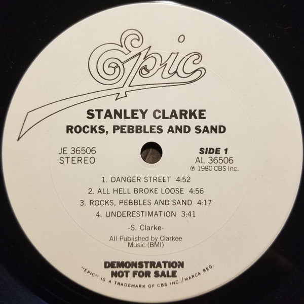 Stanley Clarke : Rocks, Pebbles And Sand (LP, Album, Promo)