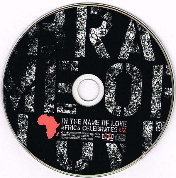 Various : In The Name Of Love Africa Celebrates U2 (CD, Album)