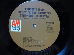 Procol Harum : Live - In Concert With The Edmonton Symphony Orchestra (LP, Album, Pit)