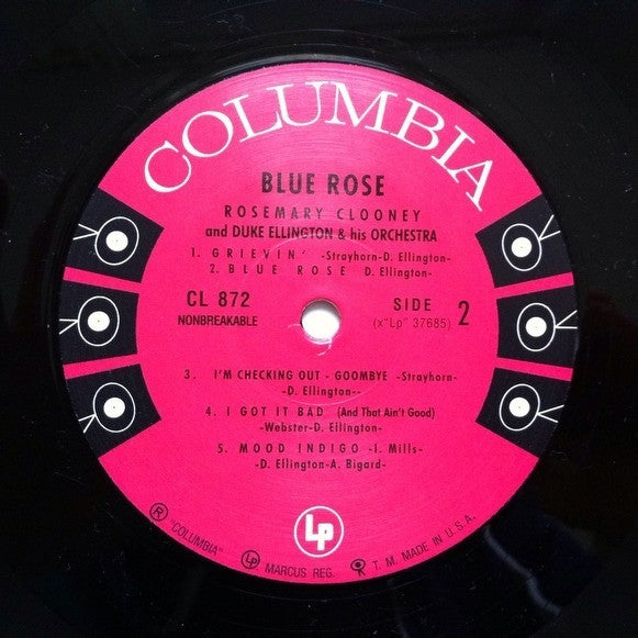 Rosemary Clooney And Duke Ellington : Blue Rose (LP, Album, Mono, RE, 180)
