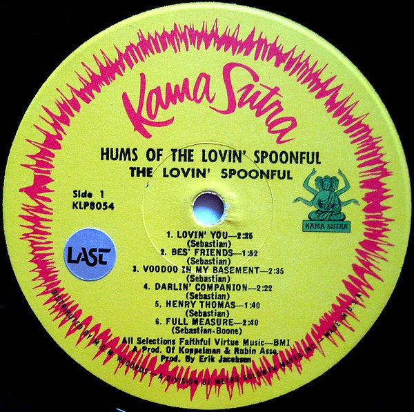 The Lovin' Spoonful : Hums Of The Lovin' Spoonful (LP, Album, Mono)