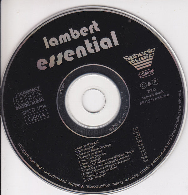 Lambert : Essential (CD, Comp)