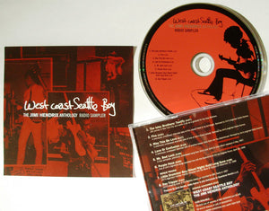 Jimi Hendrix : West Coast Seattle Boy: The Jimi Hendrix Anthology - Radio Sampler (CD, Comp, Promo, Smplr)