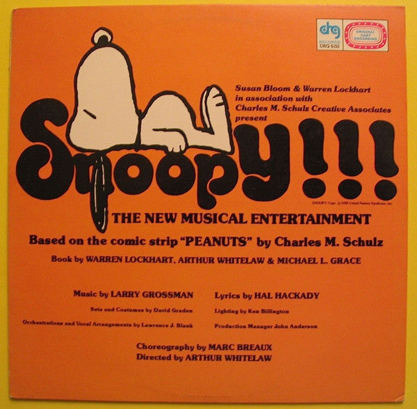 Warren Lockhart, Hal Hackady : Snoopy!!! (The New Musical Entertainment) (LP, Album)