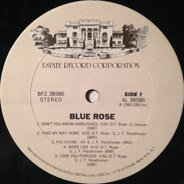 Blue Rose : Blue Rose (LP, Album)