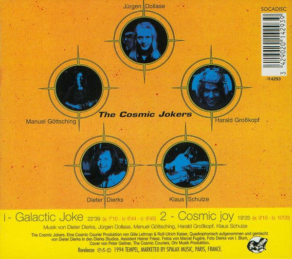 The Cosmic Jokers : The Cosmic Jokers (CD, Album, RE)